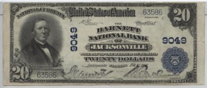 1902 Plain Back $20 Note Charter #9049