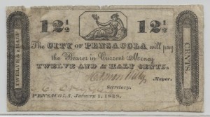 1838 12.5 Cent Note