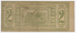 1873 $2 Certificate of Deposit. Unique Note
