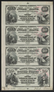 $10 and $20 Proof Sheet Source: Smithsonian Florida Proof Project 