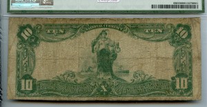 1902 Plain Back $10 Note Charter #8802