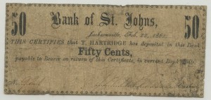 1862  .50 Cent Bold Type Note