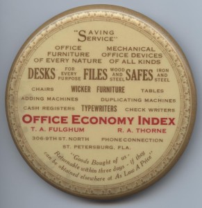 Office Economy Index Mirror St. Petersburg, FL.