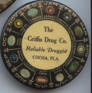 The Griffis Drug Co. Mirror Cocoa, Florida