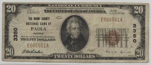 1929 Type 1 $20 Note