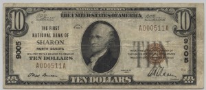 1929 Type 1 $10 CH# 9005