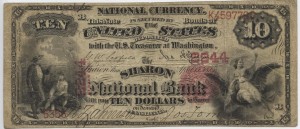 1875 Rare First Charter $10 CH# 2244