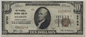 1929 Type 1 $10 CH# 8764