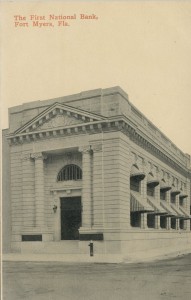 The First National Bank of Fort Myers Postcard