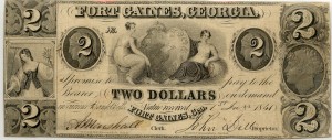John Dill Fort Gaines, GA. $2.00 Jan. 1, 1841